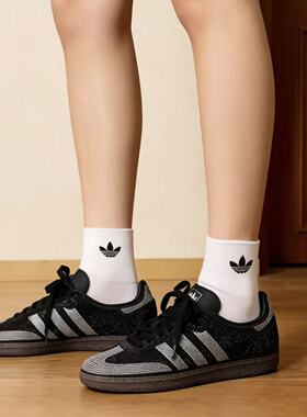 adidas阿迪达斯三叶草女鞋SAMBA OG运动鞋休闲鞋IH9052
