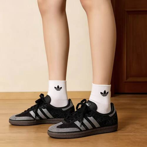 adidas阿迪达斯三叶草女鞋SAMBA OG运动鞋休闲鞋IH9052
