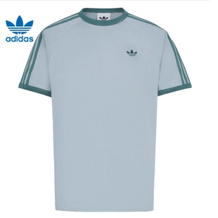adidas阿迪达斯三叶草春季男子运动休闲圆领短袖T恤KG6322