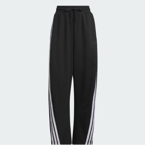 Adidas/阿迪达斯女子三条纹高腰宽松运动休闲香蕉裤JY7697