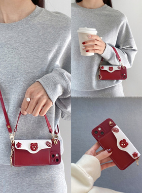 ins卡通立体公仔零钱包适用vivox100手机壳x200promini斜挎s20可爱型s18e全包边y200i女款y100i硅胶y78新款y3