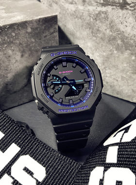 Casio卡西欧手表男gshock农家橡树GA-2100八角运动防水电子表学生