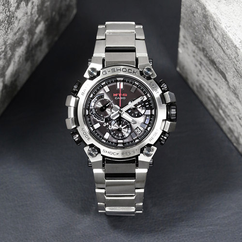卡西欧手表男G-SHOCK蓝宝石日产碳纤维电波太阳能蓝牙表MTG-B3000