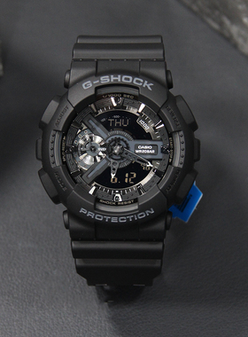 Casio卡西欧手表男黑武士gshock黑暗之心悟空防水运动黑金GA110