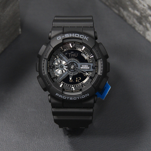 Casio卡西欧手表男黑武士gshock黑暗之心悟空防水运动黑金GA110