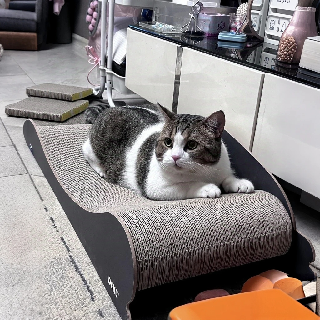 得酷超大号猫抓板耐磨猫窝瓦楞纸猫沙发可靠背贵妃椅多功能磨爪板,宠物/宠物食品及用品,猫抓板,淘宝优惠券,粉丝福利购,淘宝优惠卷