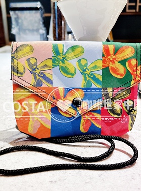 联名costa当代新桂UCCCA斜挎包涤纶化妆包拉链防水腰包女生手拎包