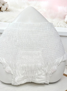 素道100%棉纯棉安睡裤 M-L适用臀围80-105cm 3片/包 高腰护腹亲肤