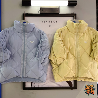 阿迪达斯三叶草25冬运动羽绒服