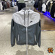 男子春秋休闲运动服连帽防风梭织夹克外套 Nike 耐克正品 727325