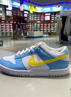 Nike/耐克Dunk Low大童运动耐磨低帮复古运动休闲板鞋 DX3382-400