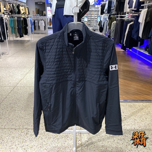 安德玛UA男子25秋季新款梭织防风衣立领休闲夹克外套 6005669-001