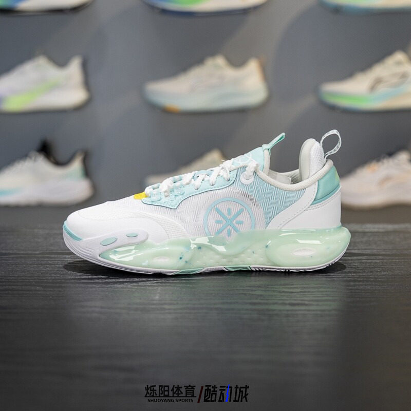 李宁男女大童篮球鞋2025新款韦德全城12减震透气运动鞋YKBV076