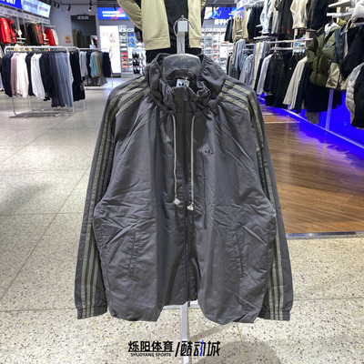 阿迪达斯三叶草女子花苞领运动衣