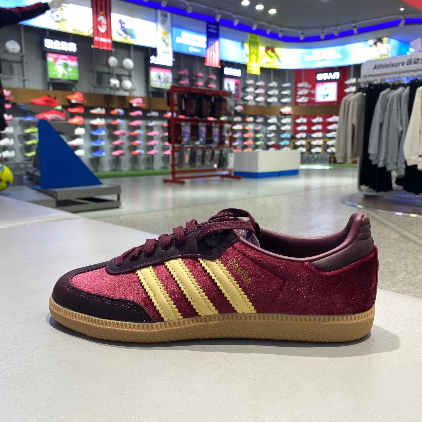 Adidas三叶草女SAMBA低帮休闲鞋