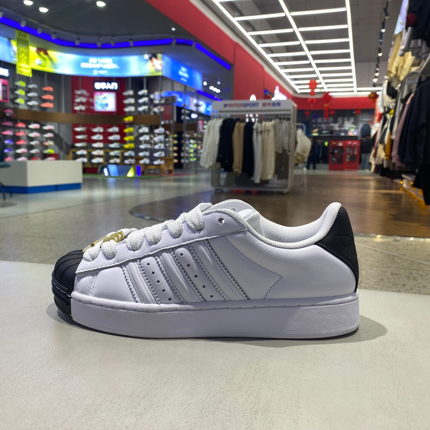 Adidas阿迪达斯三叶草男女款熊猫拼色运动休闲鞋贝壳头板鞋IH6679