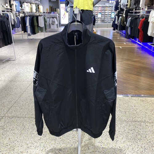 阿迪达斯男运动休闲立领夹克外套
