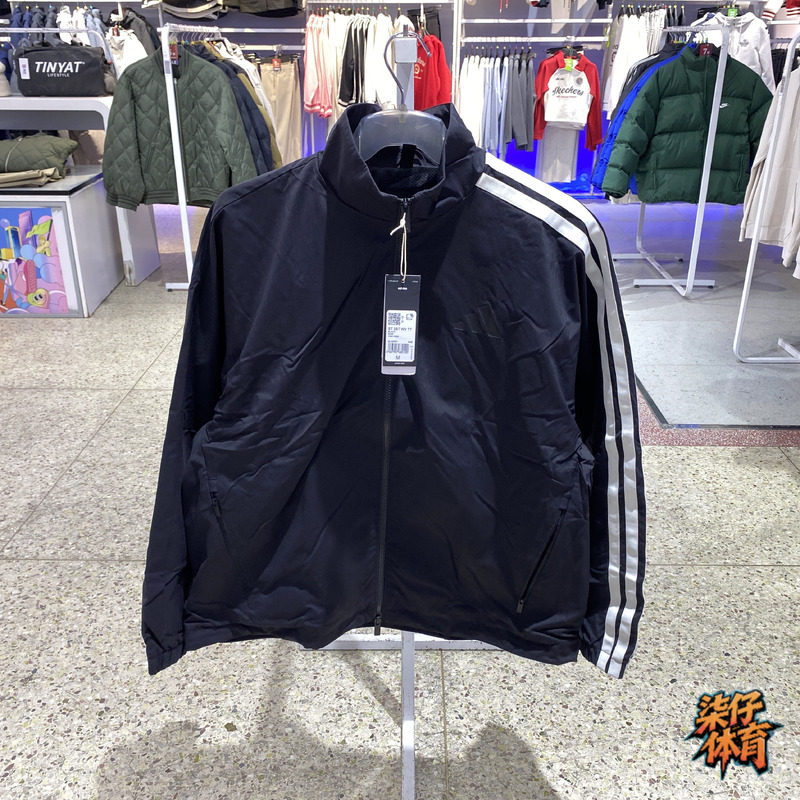 阿迪达斯男子梭织运动夹克外套