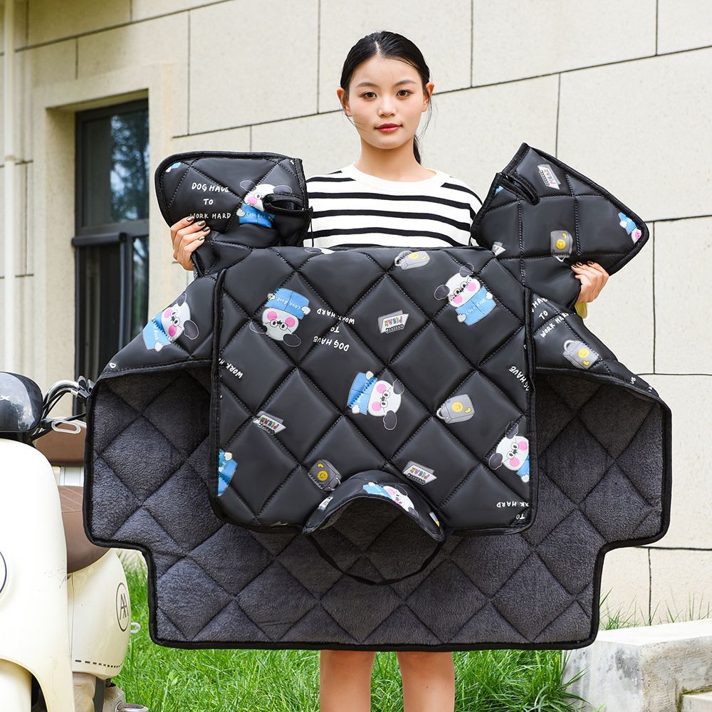 电动车前挡风雨板骑手专