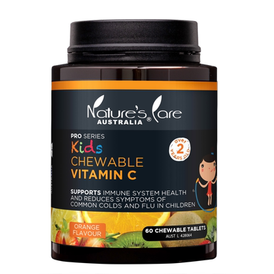 NC PRO澳洲进口儿童维生素C咀嚼片60片VC维C增强抵御力换季防护