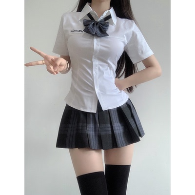 【刺篇】枫桥 原创jk制服学院格裙日系显瘦短裙39cm百褶裙A字裙