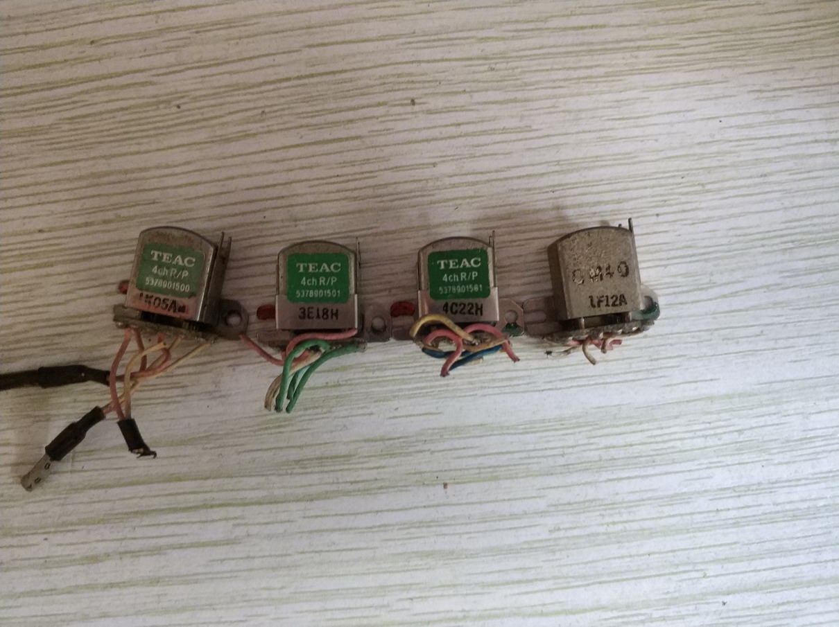 进口拆机TEAC第一音响卡座拆机 四轨卡座磁头 四声道磁头