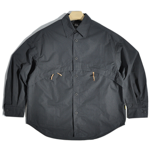 休闲外套 日系CityBoy港风机能宽松廓形衬衫 美式 高街山系户外工装