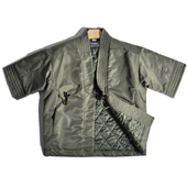 复古廓形叠穿薄款 CityBoy日系半袖 道袍棉服外套老钱风中式 棉衣潮