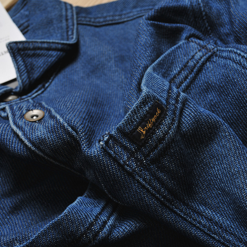 重磅阿美咔叽山系大口袋工装衬衫加厚针织日系复古蓝牛仔外套衬衣,男装,衬衫,淘宝优惠券,粉丝福利购,淘宝优惠卷