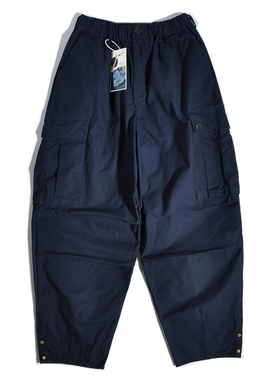 重磅山系阔腿锥形工装裤CityBoy美式多口袋宽松直筒廓形休闲裤男