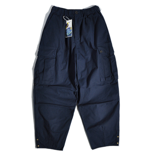 重磅山系阔腿锥形工装裤CityBoy美式多口袋宽松直筒廓形休闲裤男