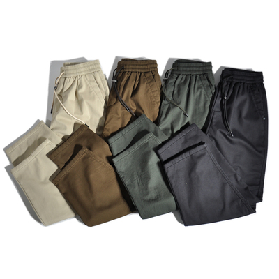 加绒保暖美式复古阔腿锥形工装裤