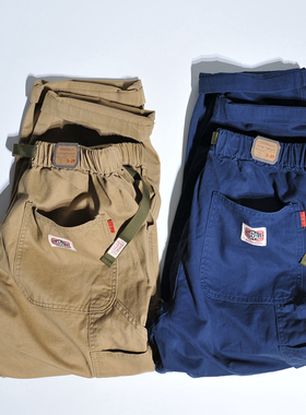 OG107甲板裤日系阿美咔叽宽松阔腿复古卡其chino裤休闲直筒工装裤