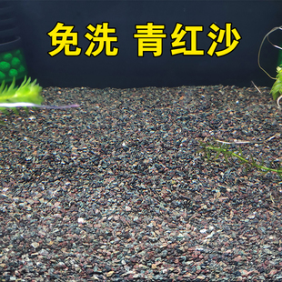 免洗青红沙雷龙底沙雨林青灰沙鼠鱼虾虎用沙子南美热带鱼原生造景