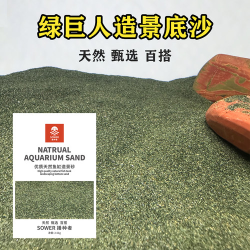 绿巨人沙南美三湖鼠鱼沙雷龙缸鱼缸草缸造景溪流底沙原生沙化妆沙