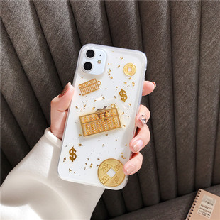 6PRO手机壳5k 金箔算盘适用OPPOReno13 Findx5 3pro保护套4se Ace2