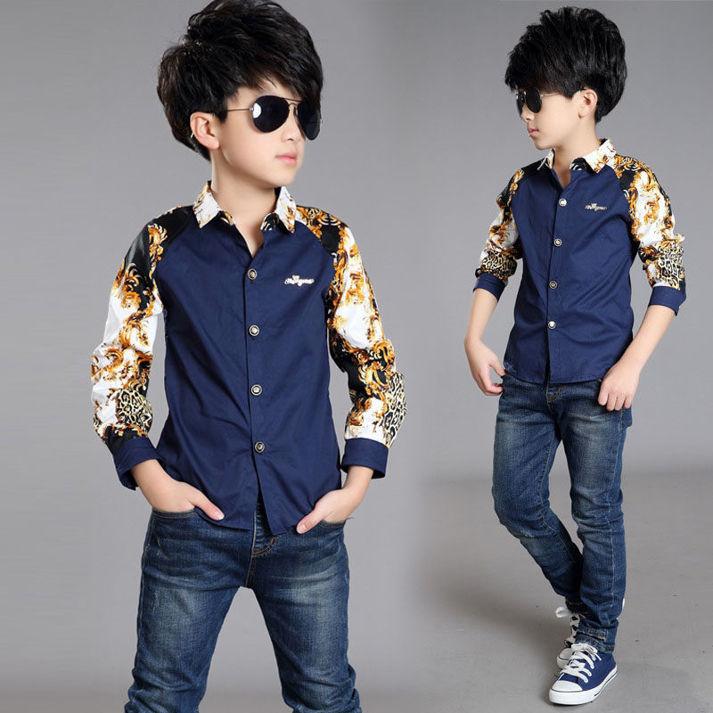 Chemise garcon à manche longue - Ref 2076141 Image 1