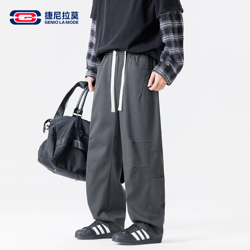 捷尼拉莫美式休闲男女春秋季宽松