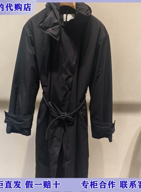 LESS国内专柜代购2025冬白鹅绒立领宽松长款羽绒服2P0C16620-4695