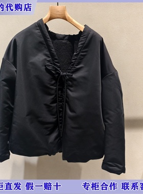 LESS国内专柜代购2025冬新款休闲无领棉衣外套2P0B1539K-2995