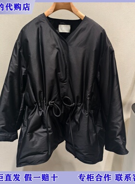 LESS国内专柜代购2025冬收腰圆领中长羽绒服2PBC17480-4395