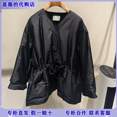 LESS国内专柜代购2025冬收腰圆领中长羽绒服2PBC17480-4395