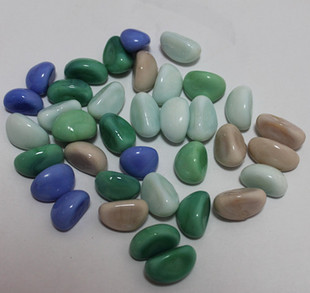 彩色石头雨花石 鹅卵石鱼缸花盆装饰园艺用品