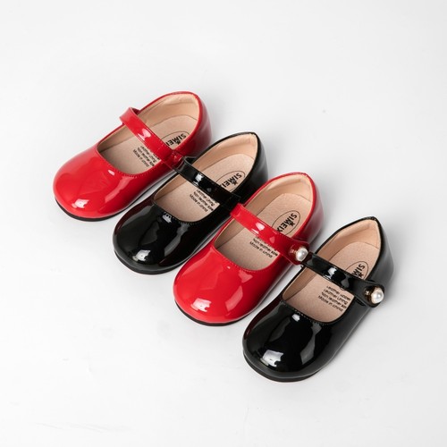 春秋女童女童红色公主鞋