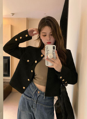 外套女装新款短款气质百搭上衣女