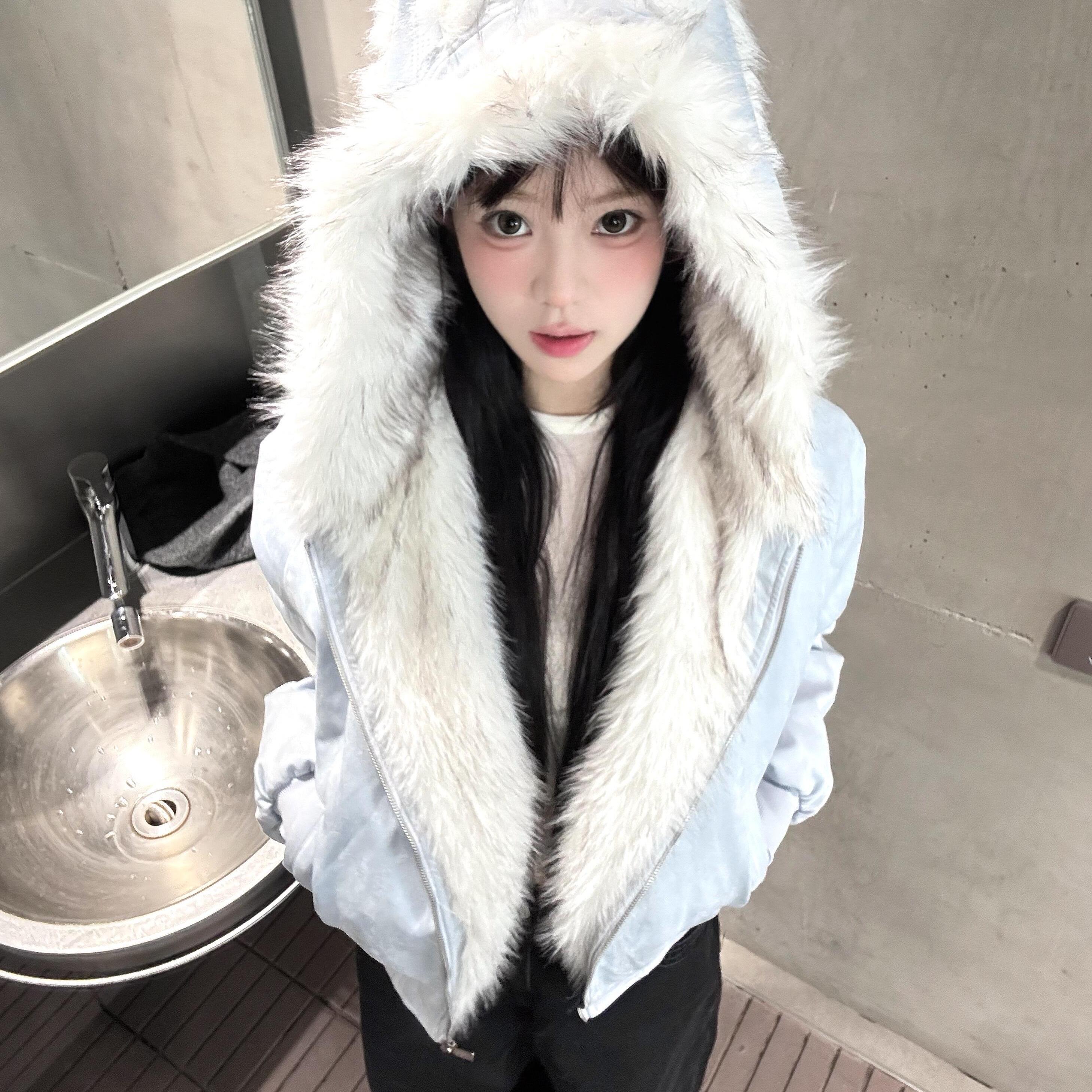 爆款棉服女外套宽松保暖情侣棉衣