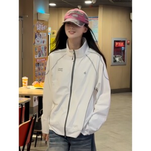 2026年秋冬季休闲飒爽时尚立领防晒衣女新款轻薄透气防晒服外套女