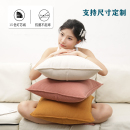 纯色抱枕客厅沙发方形大尺寸灯芯绒靠枕罩不含芯靠垫床头靠背套60