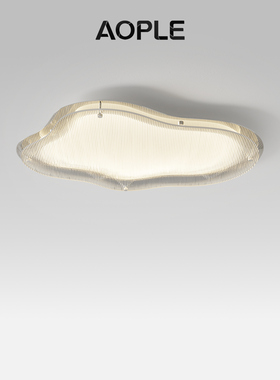 AOPLE 卧室吸顶灯意式极简新款包豪斯大气客厅云朵儿童房间护眼灯
