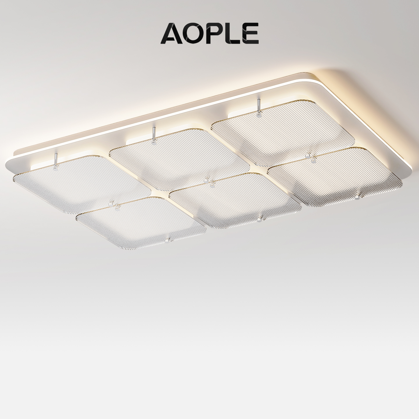 AOPLE包豪斯创意长方形客厅灯